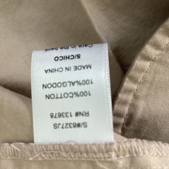 Love Tree Shacket Shirt Jacket Womens Small Part E-3CL Military - Picture 14 of 14